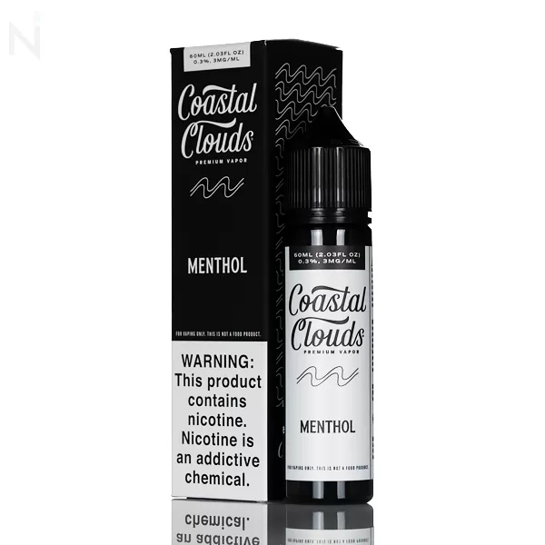 Coastal Clouds E-Liquid - Menthol - 60mL - 6mg