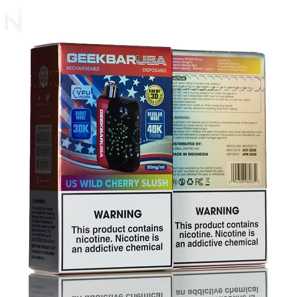 GeekBar USA 40K 40000 Puffs Disposable Vape - 18mL - Sour Mango Pineapple - Image 2