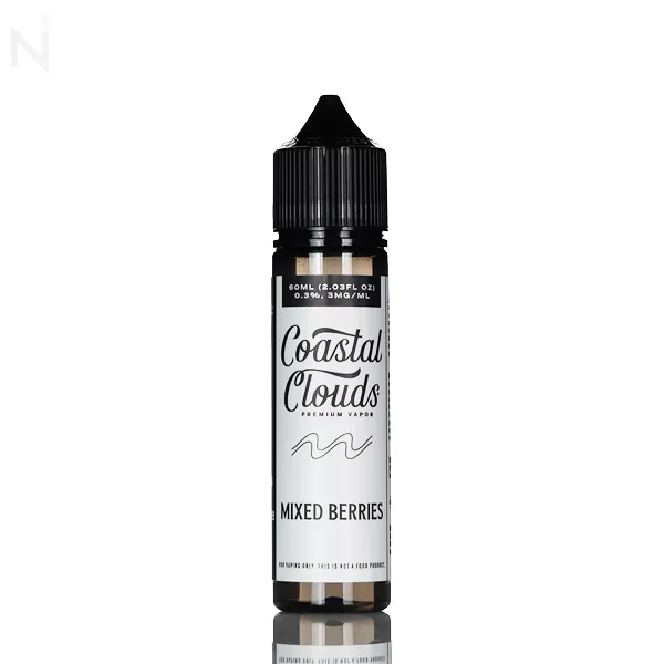 Coastal Clouds E-Liquid - Mixed Berries - 60mL - 3mg - Image 2