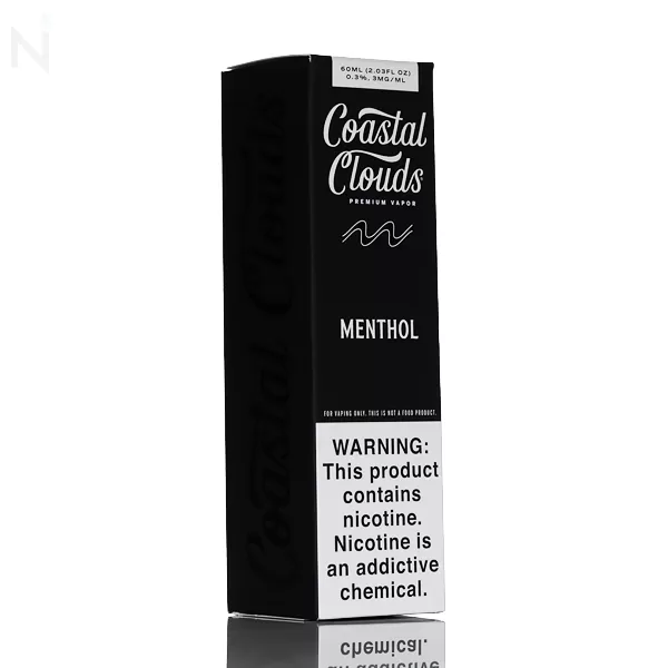 Coastal Clouds E-Liquid - Menthol - 60mL - 6mg - Image 3