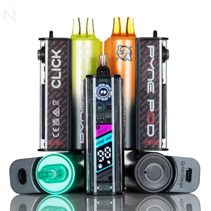 L&A X Pyne Pod Click 40K Disposable FULL KIT - 0% Zero Nic - Juicy Peach