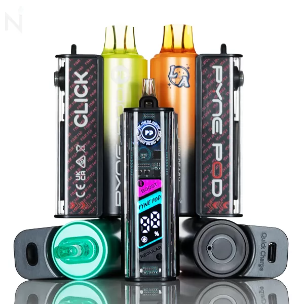 L&A X Pyne Pod Click 40K Disposable FULL KIT - 0% Zero Nic - Juicy Peach