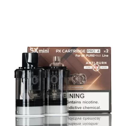 SXmini Puremax PX Pro 4 Replacement Pods - PX12 1.2ohm - Pack of 2