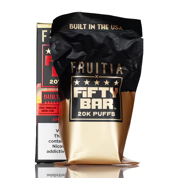 FRUITIA X Fifty Bar 20K 20000 Puffs Disposable - 16mL - Cookie Butter - Image 2