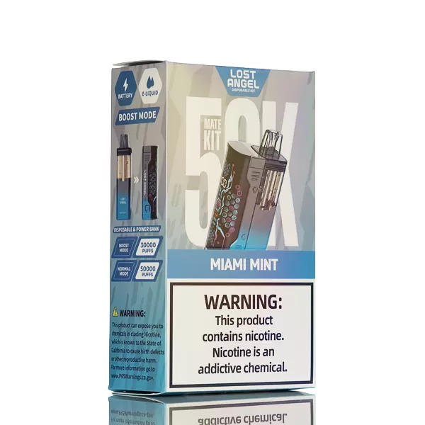 Lost Angel Mate 50K Puffs Disposable FULL KIT - 20mL - Blueberry Watermelon - Image 3