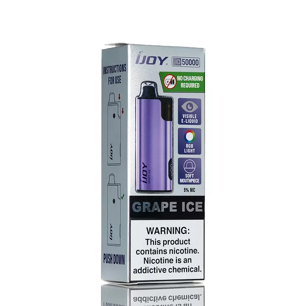 iJOY IO50K 50000 Puffs Disposable Vape - 18mL - Juicy Peach Ice - Image 3