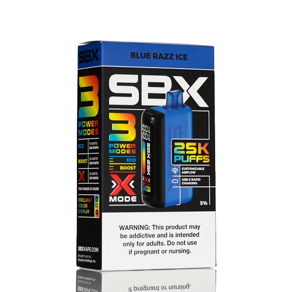 SBX 25K 25000 Puffs Disposable Vape - 20mL - Strawberry Kiwi - Image 3