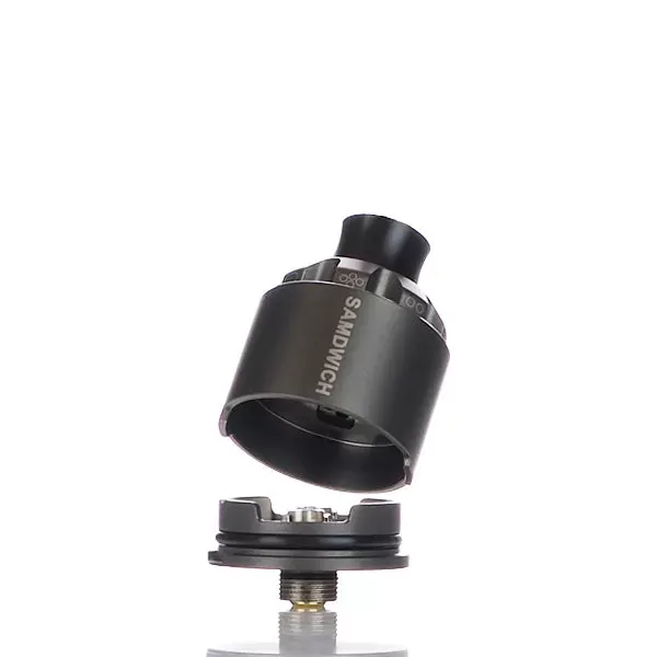 Dovpo x Across Samdwich 22mm Single Coil RDA (DISCONTINUED) - Gunmetal - Image 2