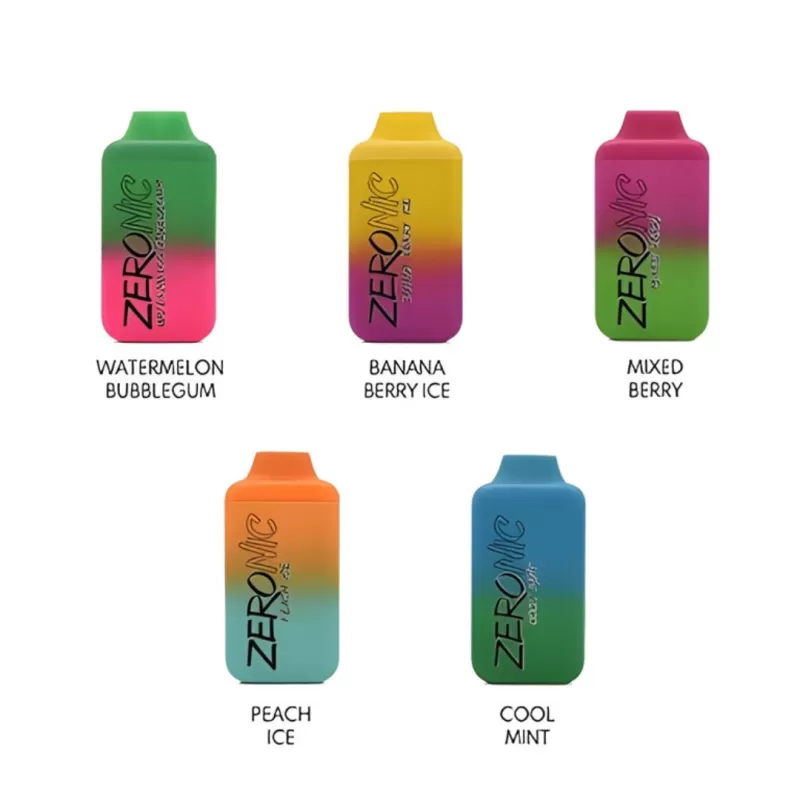 Zero Nic 6K 6000 Puffs Disposable Vape - 12mL - Watermelon Bubblegum - Image 3
