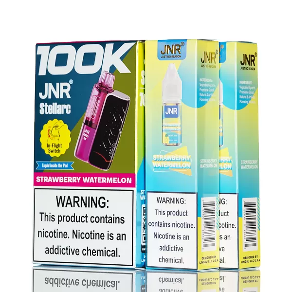 JNR Stellarc 100K 100000 Puffs Disposable Kit - Strawberry Kiwi Ice - Image 3