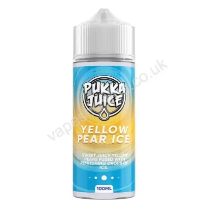 Yellow Pear Ice E-Liquid Shortfill by Pukka Juice