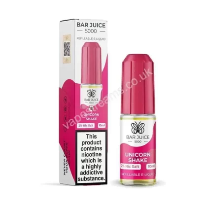 Bar Juice 5000 Unicorn Shake Nic Salt E-Liquid
