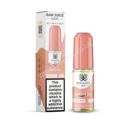Bar Juice 5000 Peach Ice Nic Salt E-Liquid