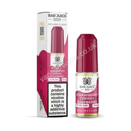 Bar Juice 5000 Strawberry Cherry Raspberry Nic Salt E-Liquid