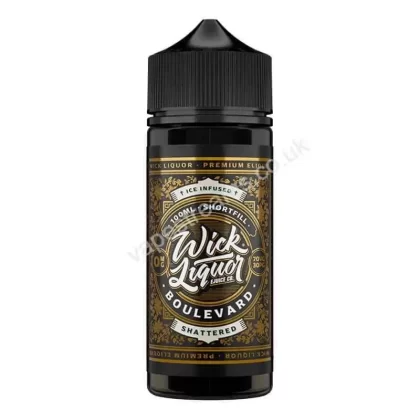 Wick Liquor Boulevard Shattered 100ml E-Liquid Shortfill