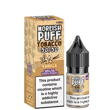 Vanilla E-Liquid by Moreish Puff Tobacco 50/50