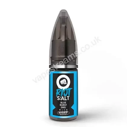 Blue Burst Hybrid Nicotine Salt E-Liquid by Riot S:alt