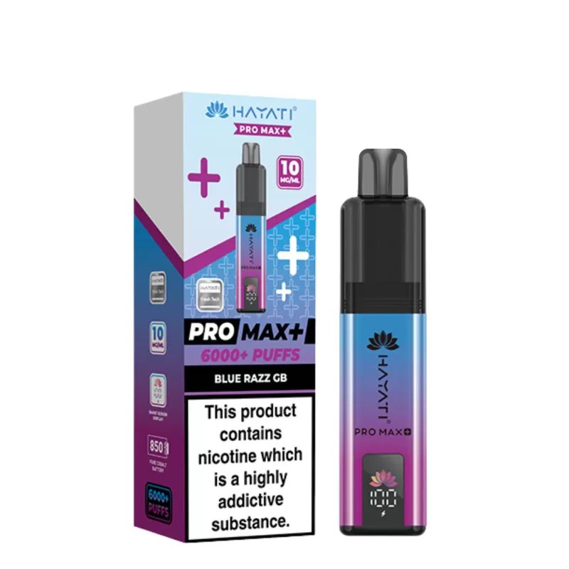 Hayati Pro Max + 6000 Prefilled Pod Kit (10mg) - Image 2