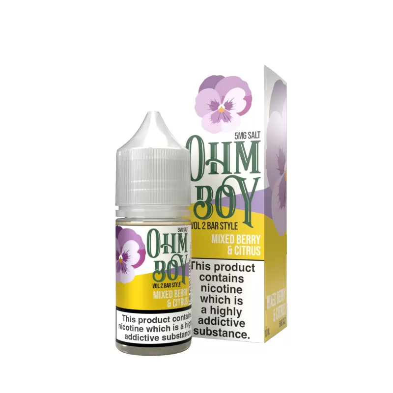 Ohm Boy 5mg (0.5%) Vol 2 Bar Nic Salt - Image 2