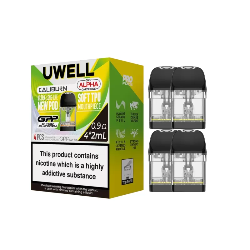 Uwell Caliburn GPP Alpha Replacement Pods (2ml)