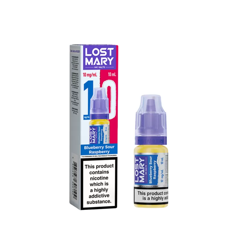 Box Of 10 – Lost Mary 10mg (1%) Nicotine Salt E-Liquid 10ml - Image 2