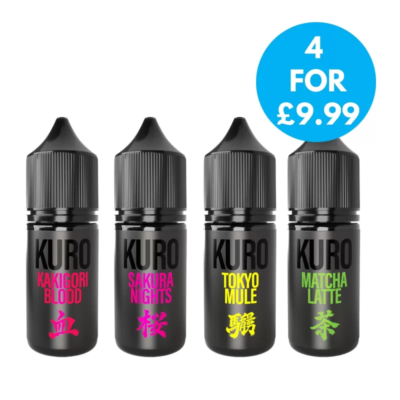 Kuro 20mg (2%) Nic Salt E-liquid 10ml