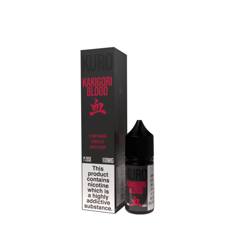 Kuro 5mg (0.5%) Nic Salt E-liquid 10ml - Image 2