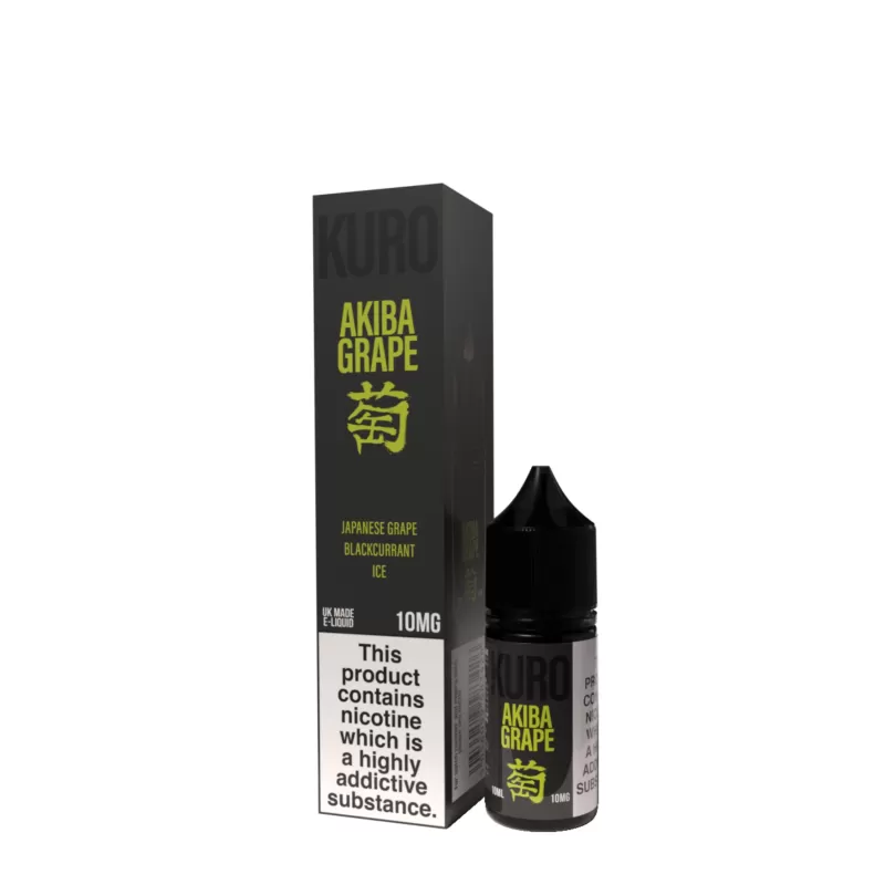 Kuro 5mg (0.5%) Nic Salt E-liquid 10ml - Image 3