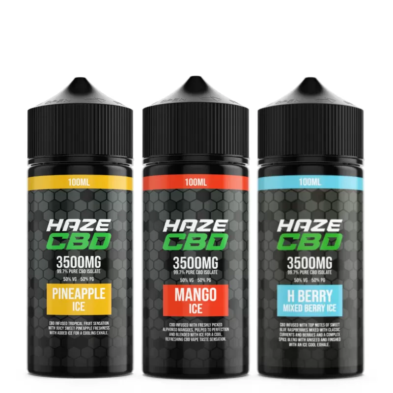 Haze CBD Rock 3500mg E-liquid 100ml