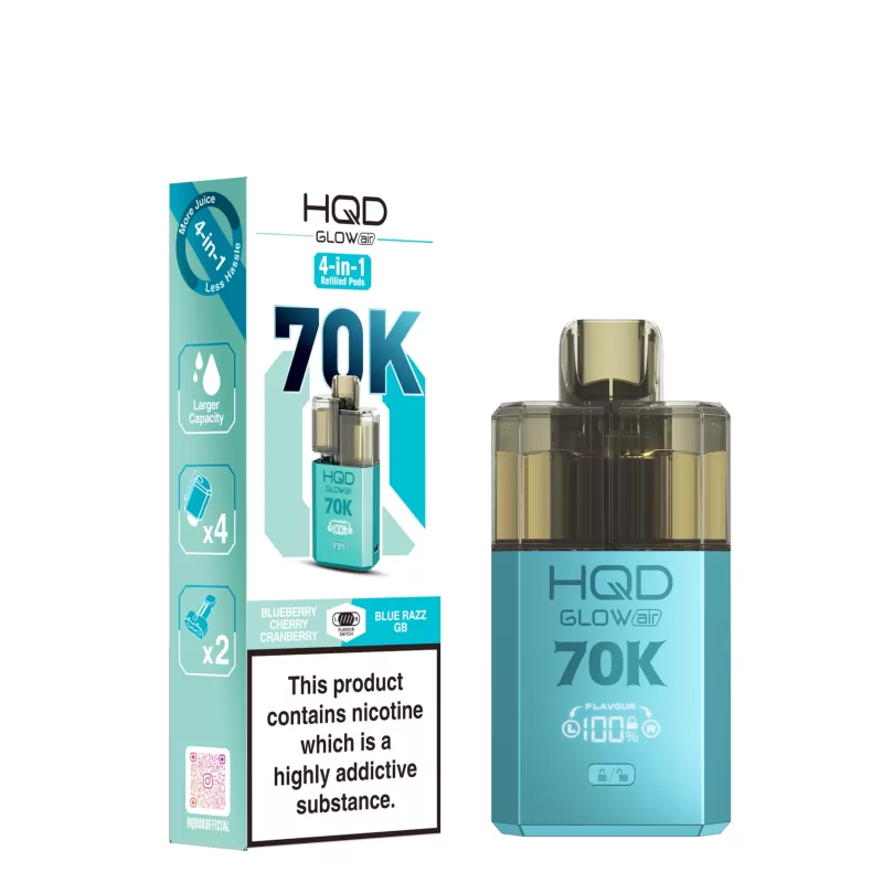 HQD Glow Air 70k Prefilled Pod Kit - Image 2
