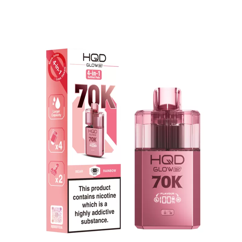 HQD Glow Air 70k Prefilled Pod Kit - Image 3