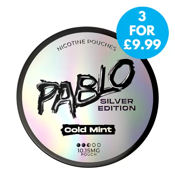 Pablo Silver Edition 10mg Nicotine Pouches