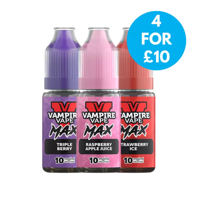 Vampire Vape Max Nic Salts 10mg (1%)