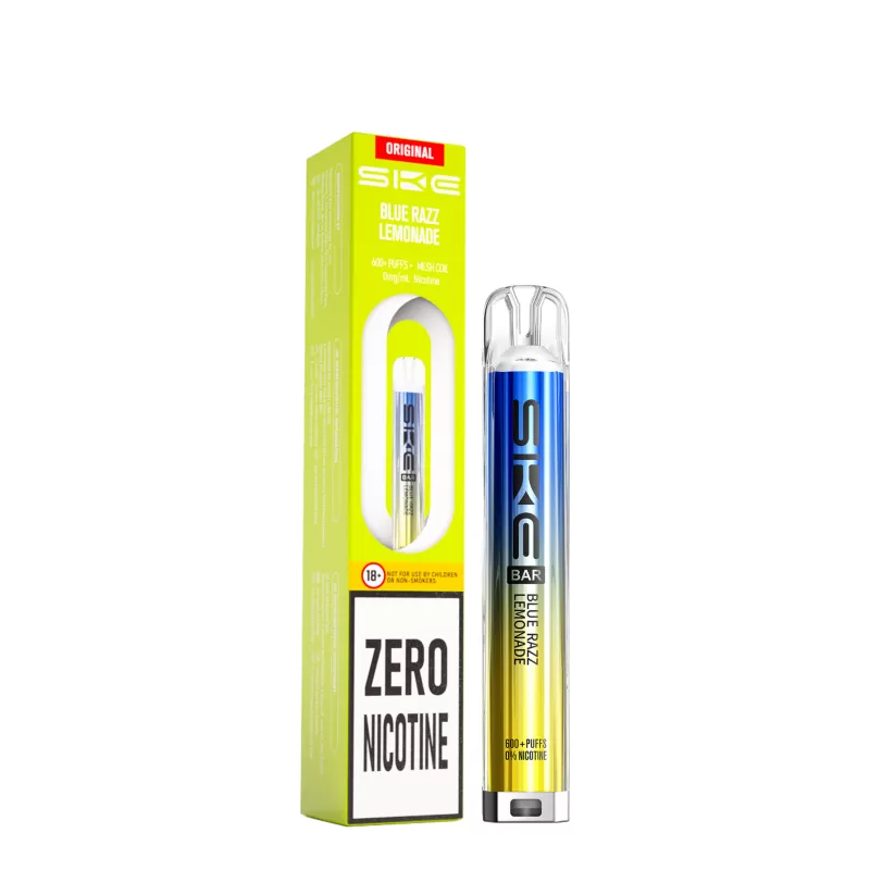 Box Of 10 – SKE Crystal Bar 600 0mg (0%) Prefilled Vape Kit – Nicotine Free - Image 3