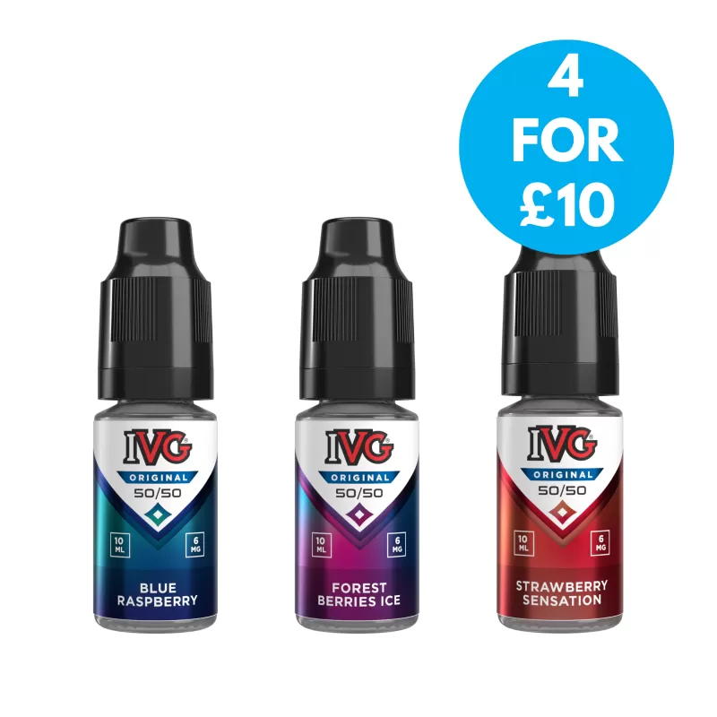 IVG E-Liquid 50/50 Freebase 6mg (0.6%)