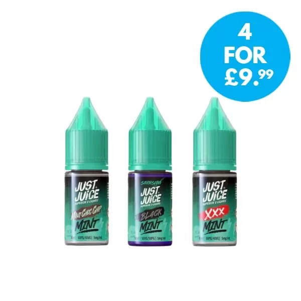Just Juice Mint Nic Salt 5mg (0.5%) 10ml E-liquid