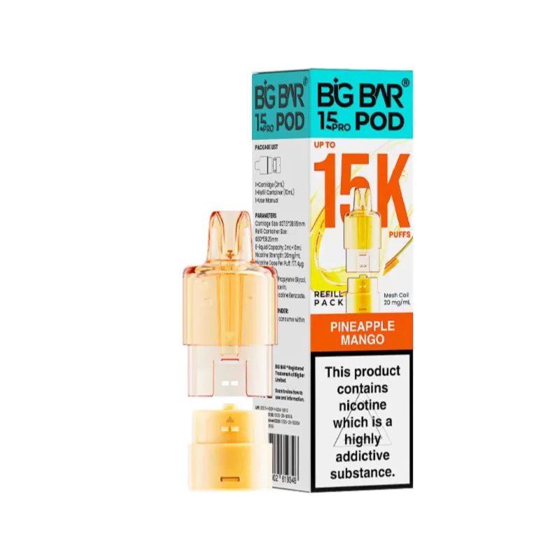 20mg (2%) Big Bar 15k Pro Refill Pack - Image 2