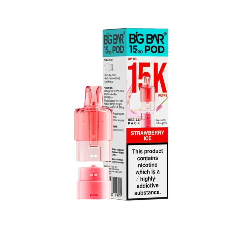 20mg (2%) Big Bar 15k Pro Refill Pack - Image 3