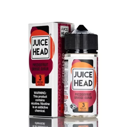 Juice Head TFN E-Liquid - Passionfruit Orange Guava - 100ml - 3mg