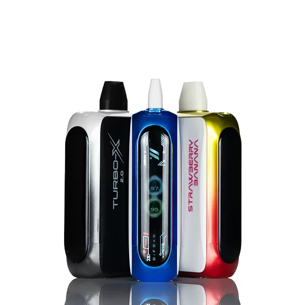 RifBar Turbo X 25K 25000 Puffs Disposable Vape - 20mL - Black Ice