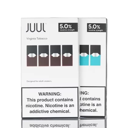 JUUL 5% Nicotine Pods - Pack of 4 - Menthol 5%