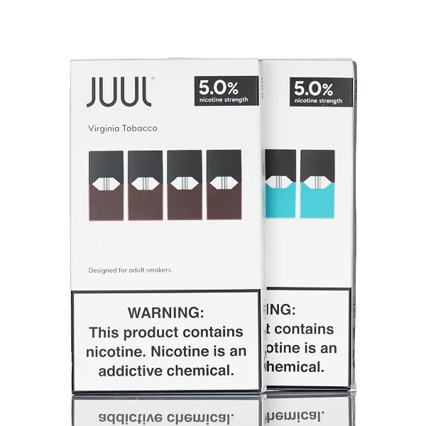 JUUL 5% Nicotine Pods - Pack of 4 - Menthol 5%