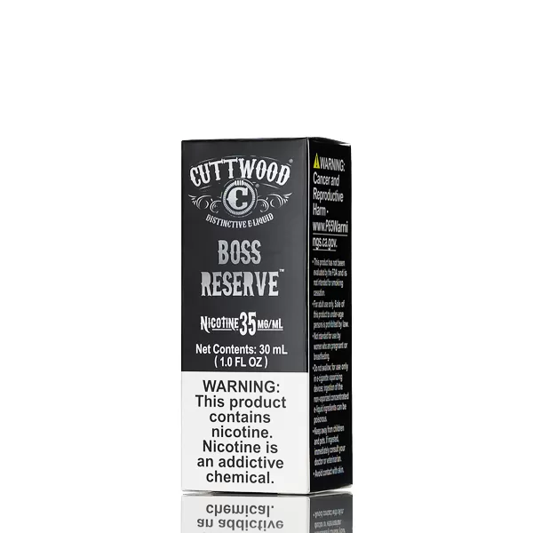 Cuttwood Salt Nic - Boss Reserve - 30ml - 35mg - Image 3
