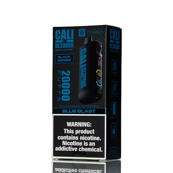 Cali Turbo UL20K 20000 Puffs Disposable Vape - 20mL - Sour Series Sour Lush - Image 3