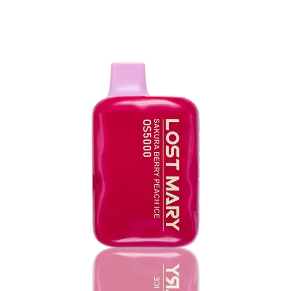 Lost Mary OS5000 Puffs Disposable Vape - 10mL - Sakura Berry Peach Ice - Image 2