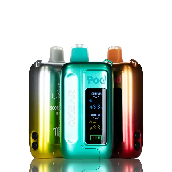 OXBAR X Pod Juice Ice-Nic Control 35K Puffs Disposable Vape - Green Apple