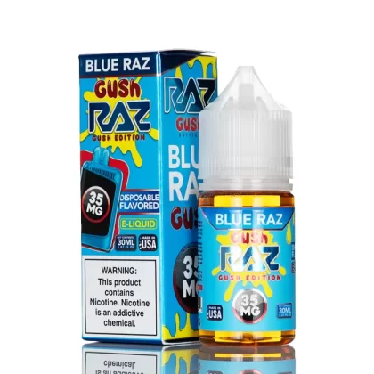 Pod Juice X RAZ Salt Nic - Blue Razz Gush - 30mL - 20mg
