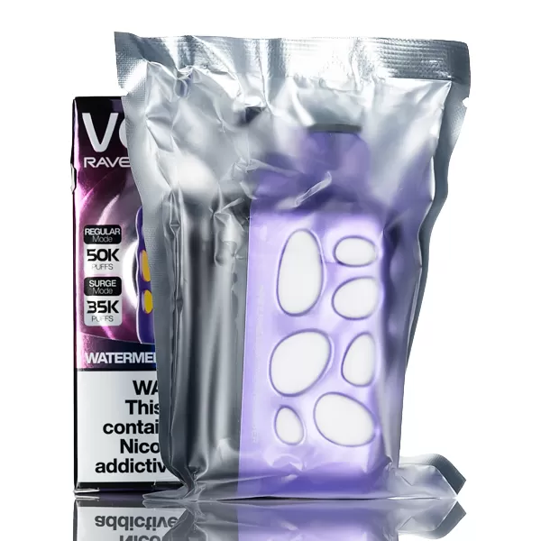 Vozol Rave 50K 50000 Puffs Disposable Vape - 20mL - Sour Apple Ice - Image 2