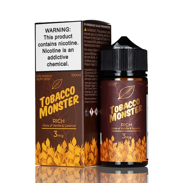 Tobacco Monster - Rich - 100mL - 3mg