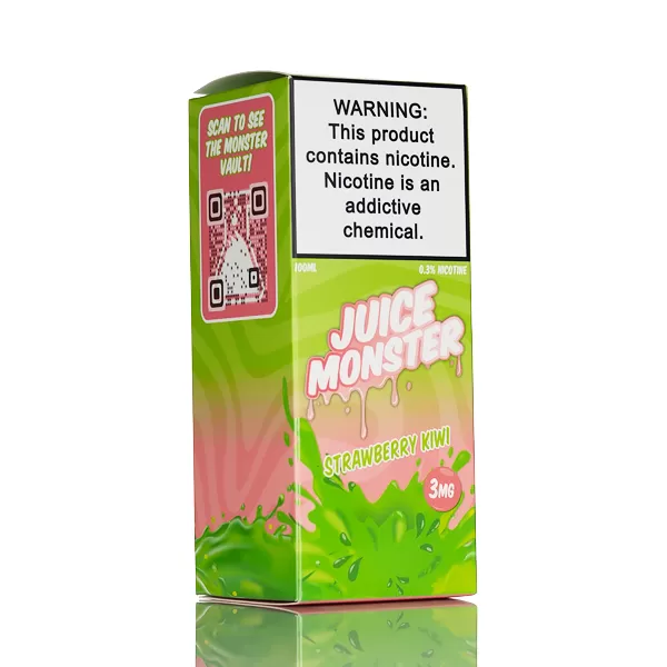 Juice Monster - Strawberry Kiwi - 100mL - 6mg - Image 3